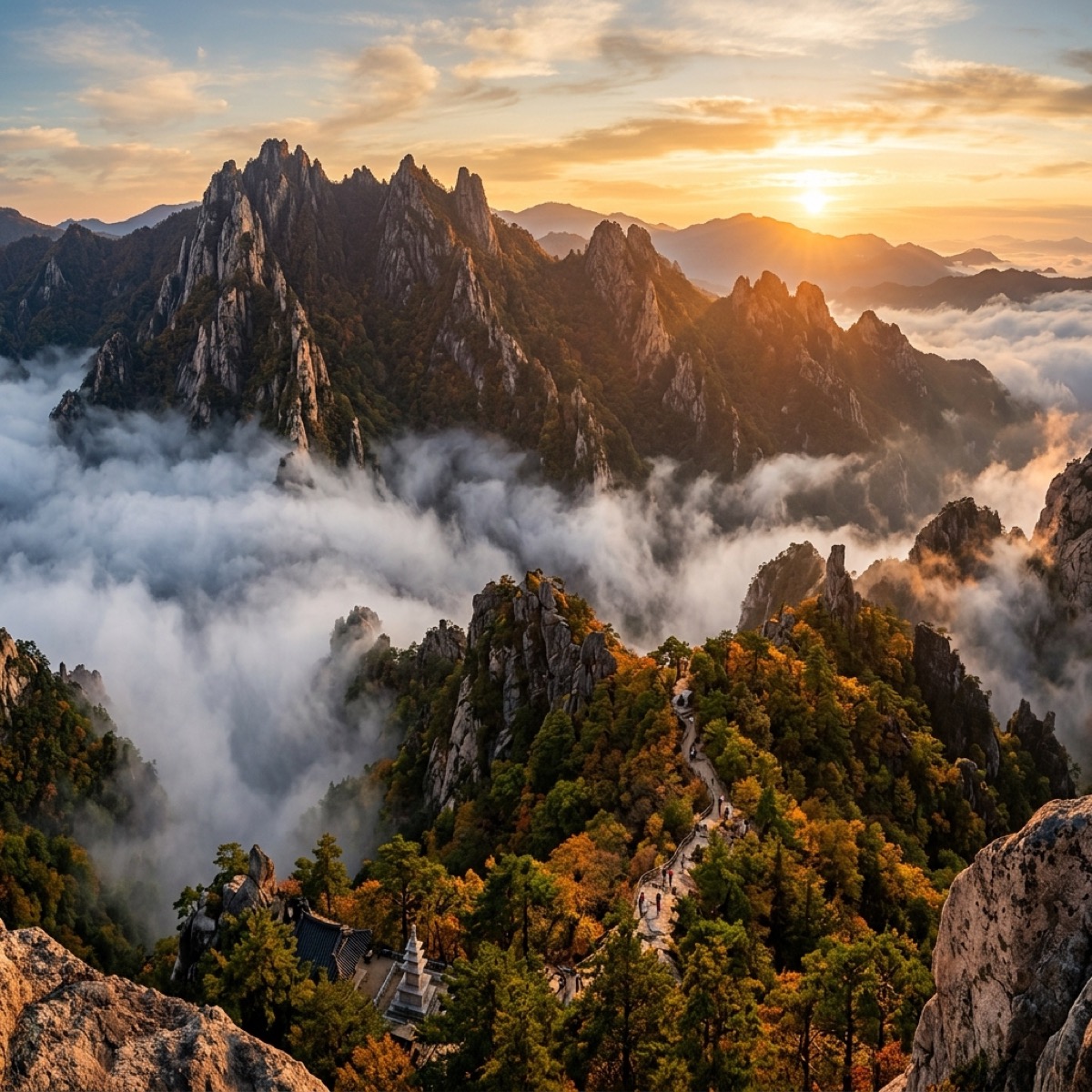 Seoraksan National Park Peaks