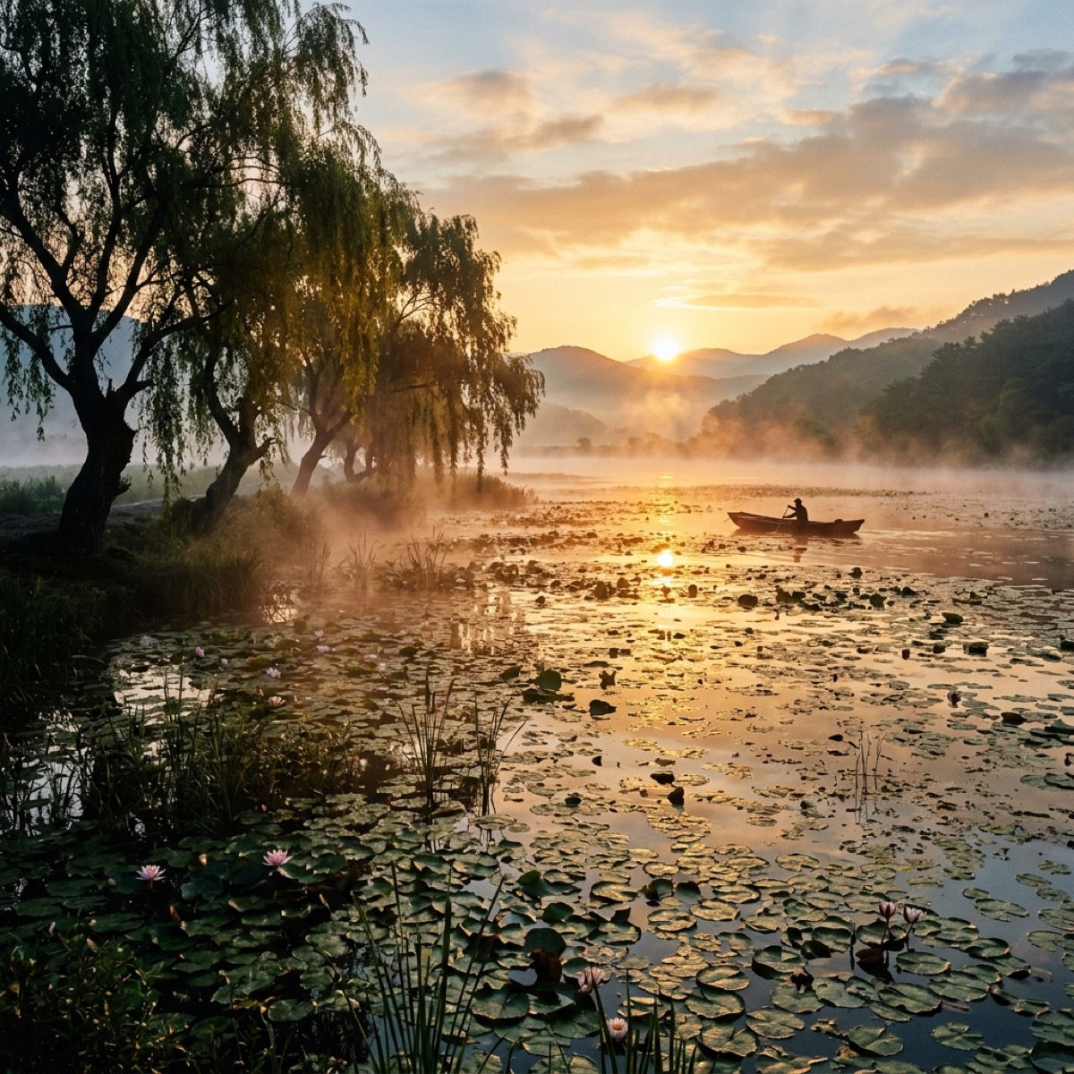 Upo Wetland Sunrise